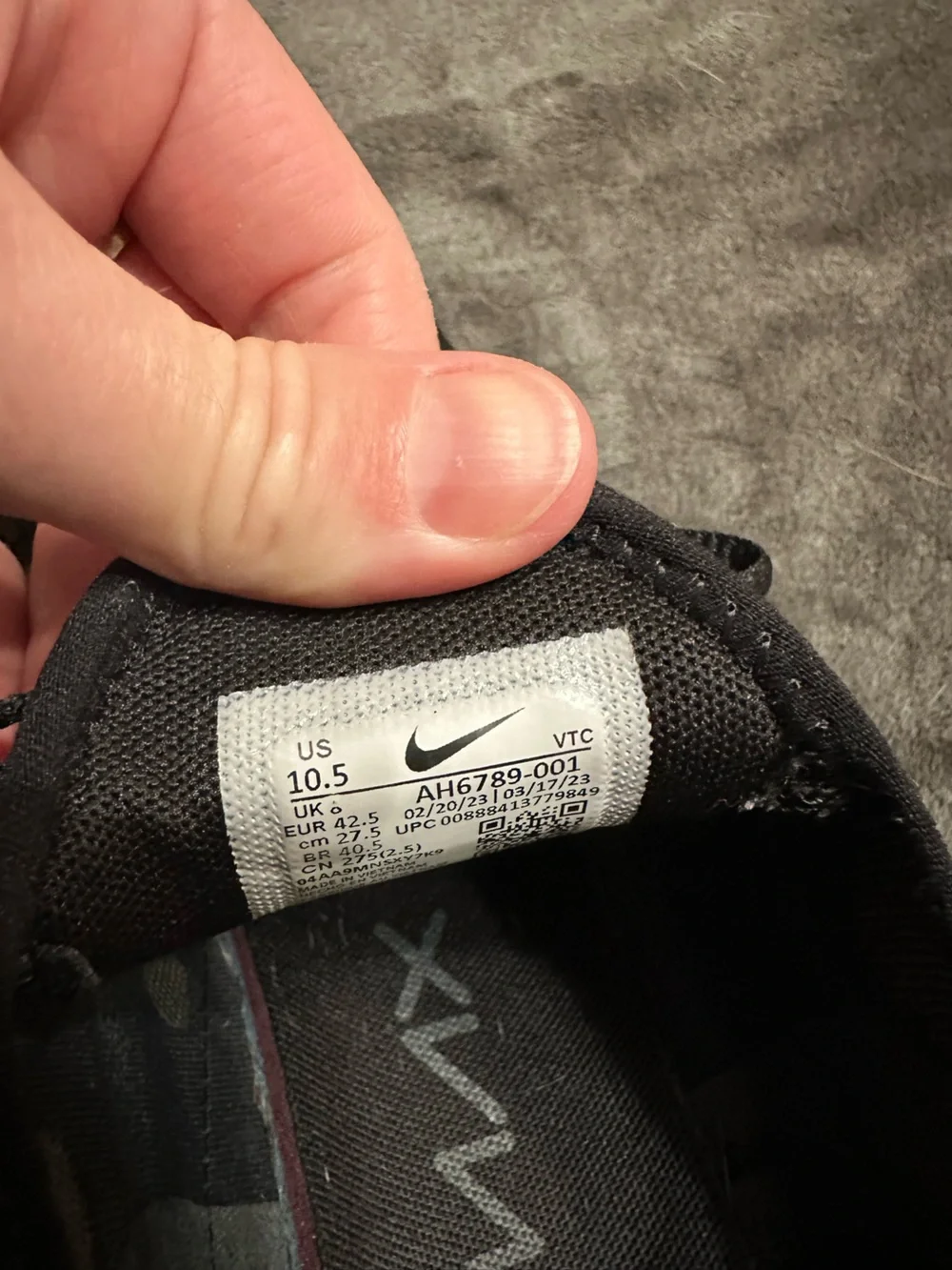 Nike Black & White Air Max 270 Athletic Sneakers